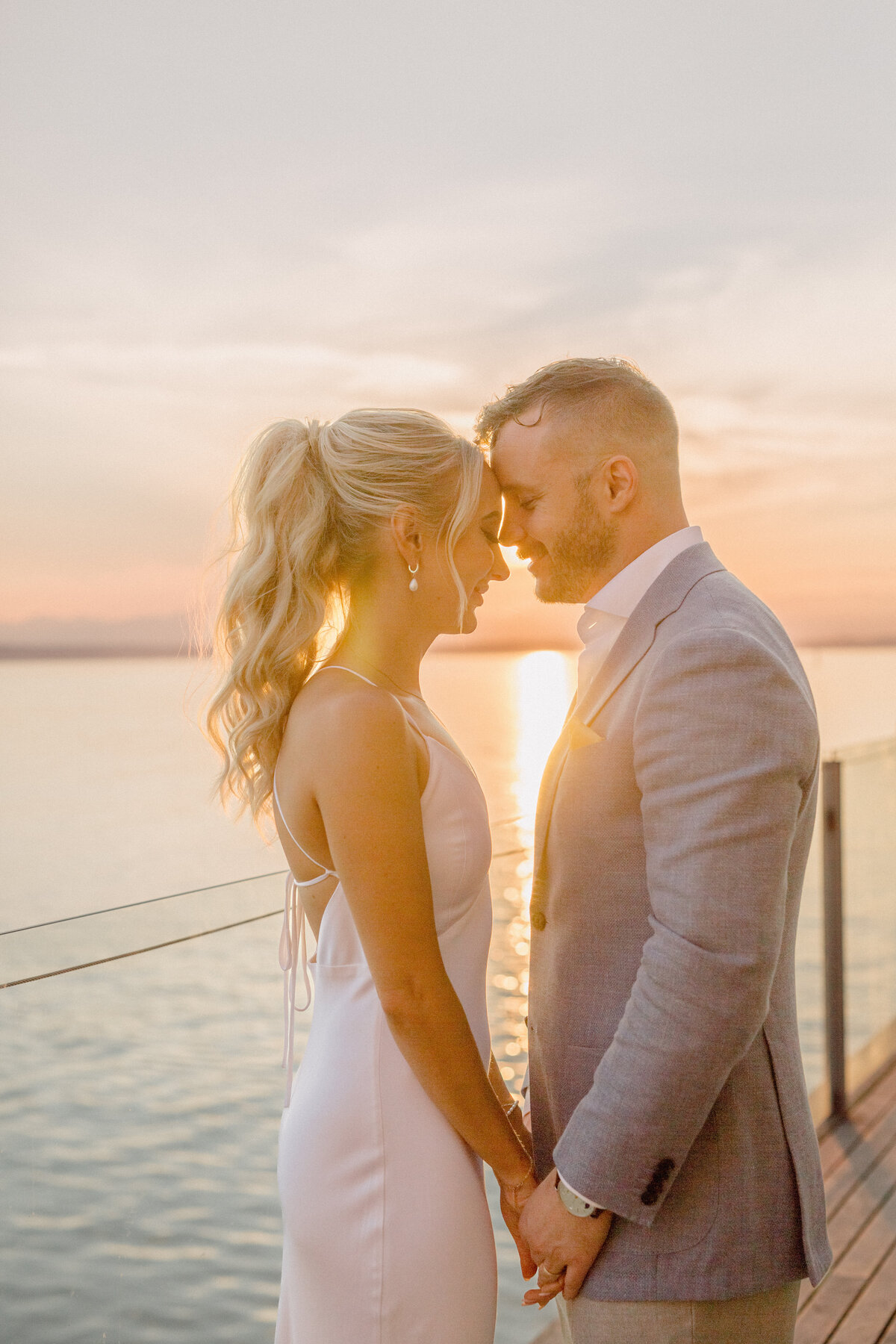 A Glamorous Wedding At The Edgewater Hotel With Pops Of Champagne, Pearls, And Nostalgia-Seattle Bride Real Wedding Submission By Something Minted-36