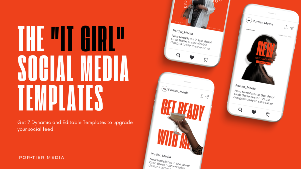 Shopify Canva Fashion Templates Banner