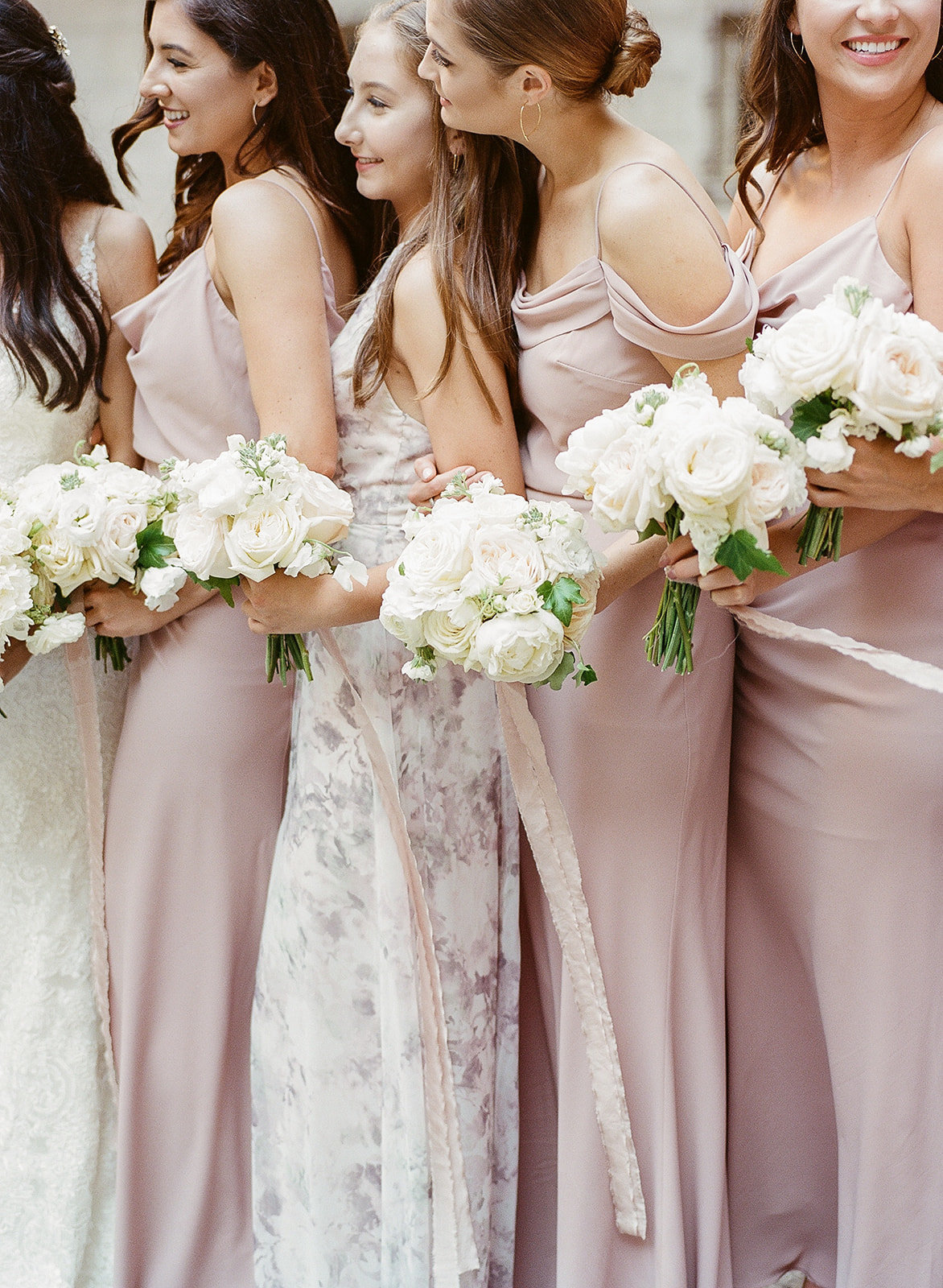 dusty rose bridesmaids jenny yoo dresses