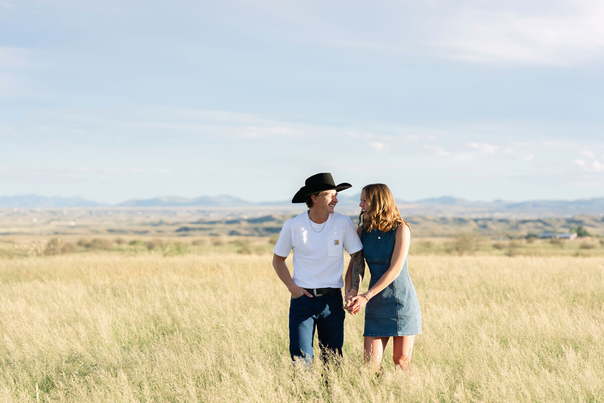 Desert field engagement pictures in Tucson Arizona