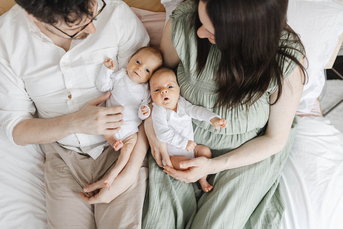 Toronto Twin Newborn Girls