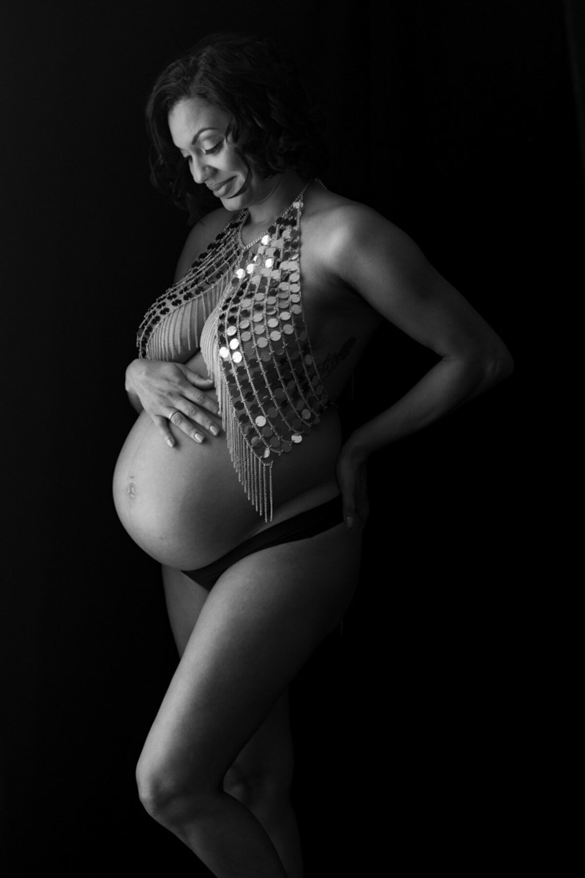 Intimate Maternity Portrait in San Antonio TX