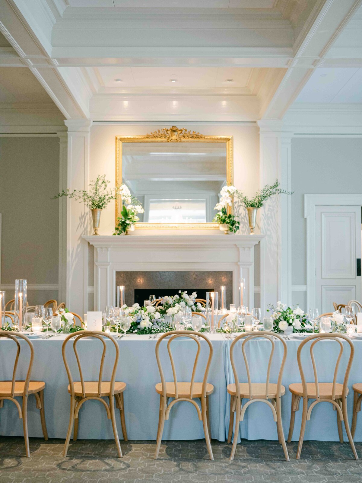 waverley country club reception in the ballroom