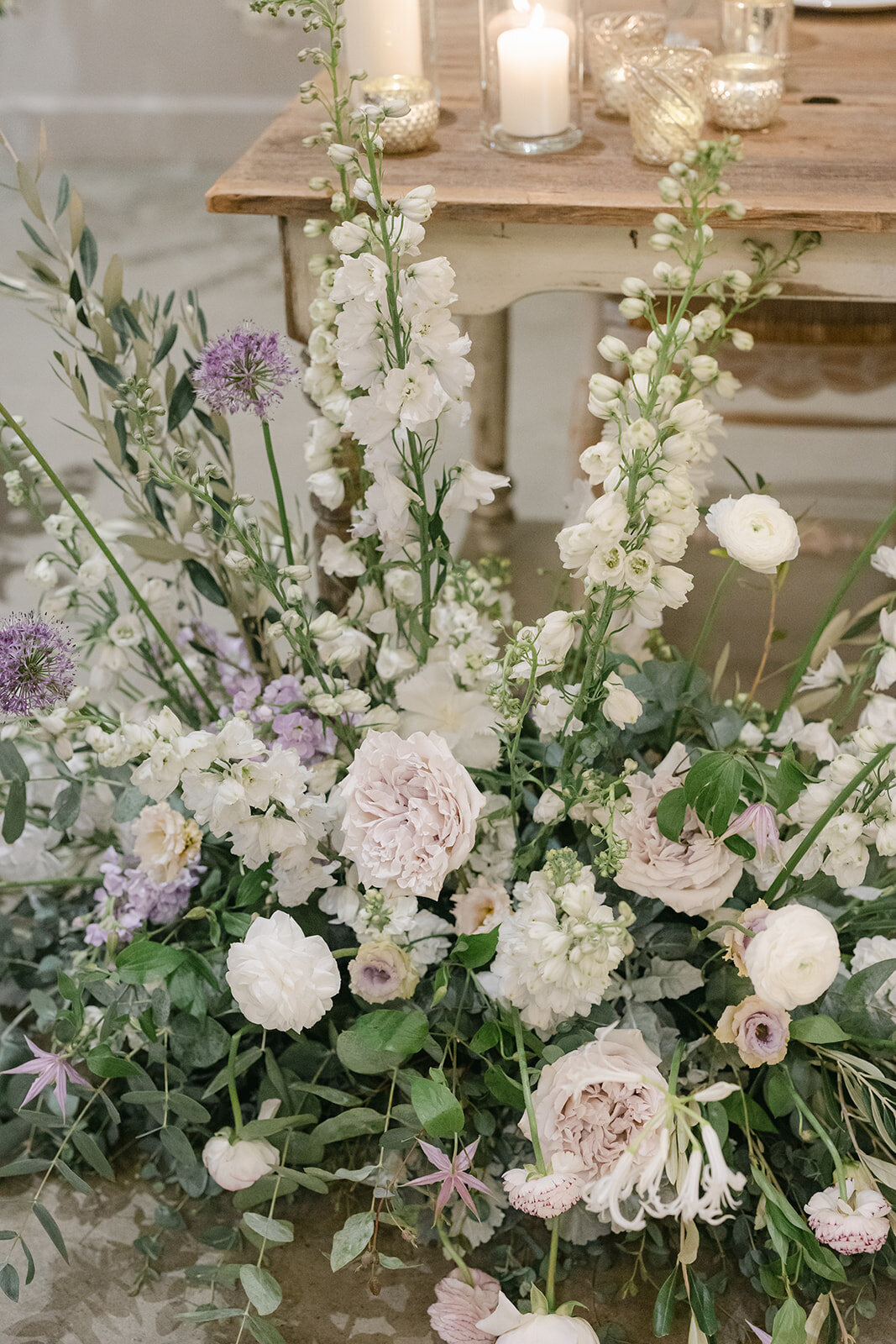 Floor arrangement detail | Bella Fleur
