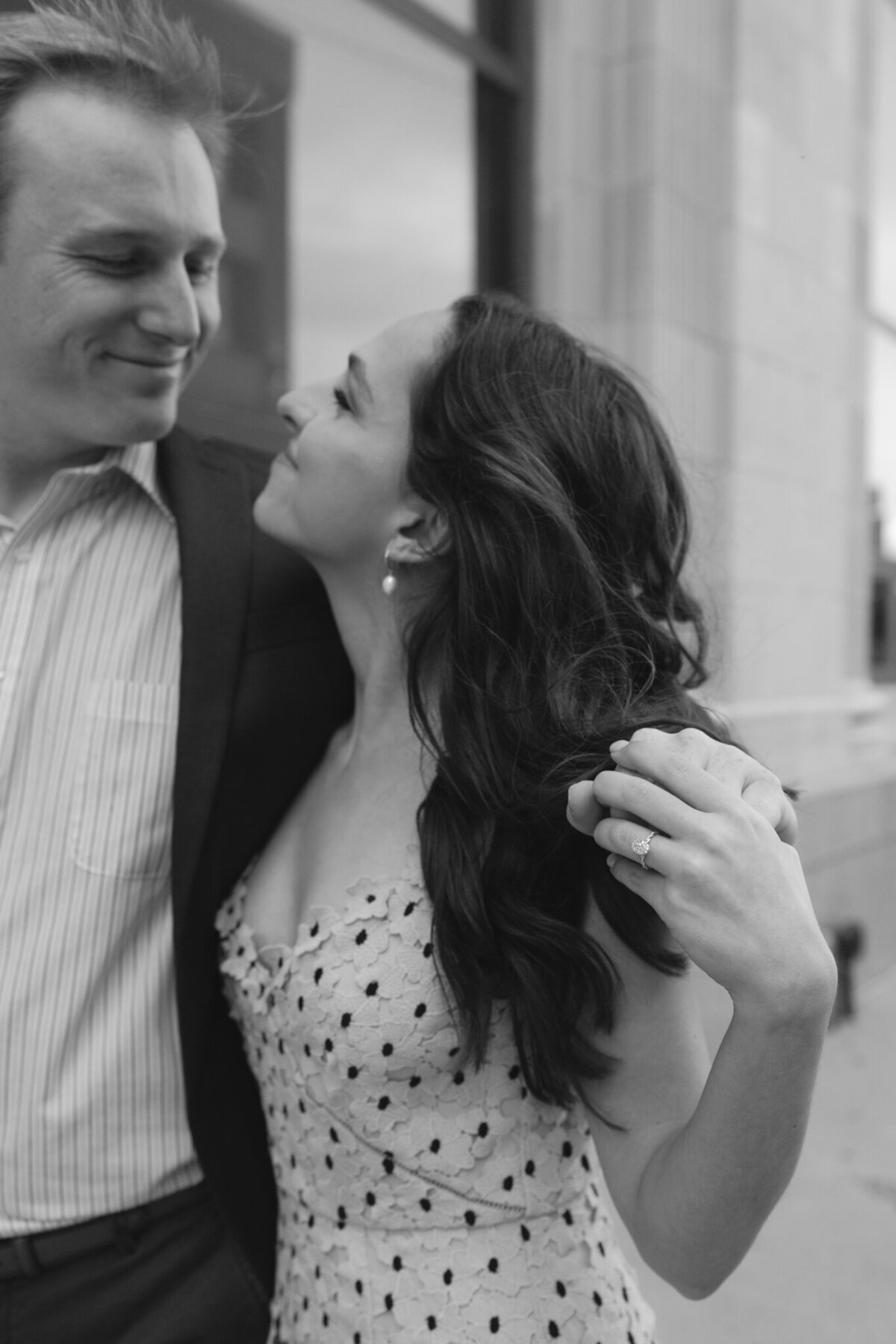 Documentary Engagement Photographer, Downtown Sioux Falls Engagement Session Classic Timeless Photos-7