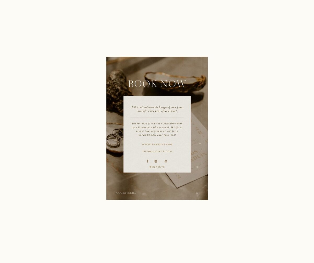 Canva brochure template Silk Skye 14