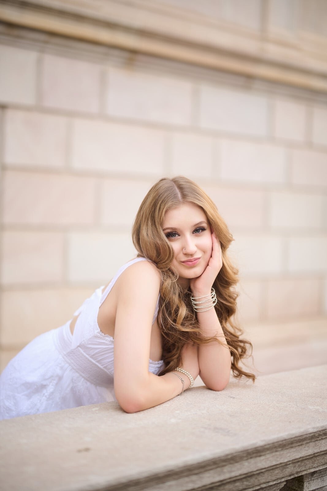 Elegant Senior Picture Photographer Portrait in a Serene Outdoor Setting-52
