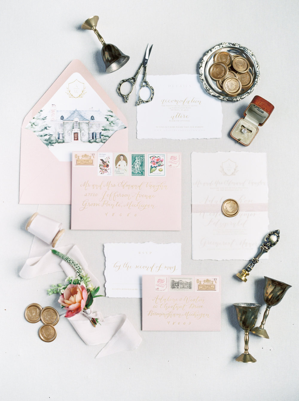 romantic invitation