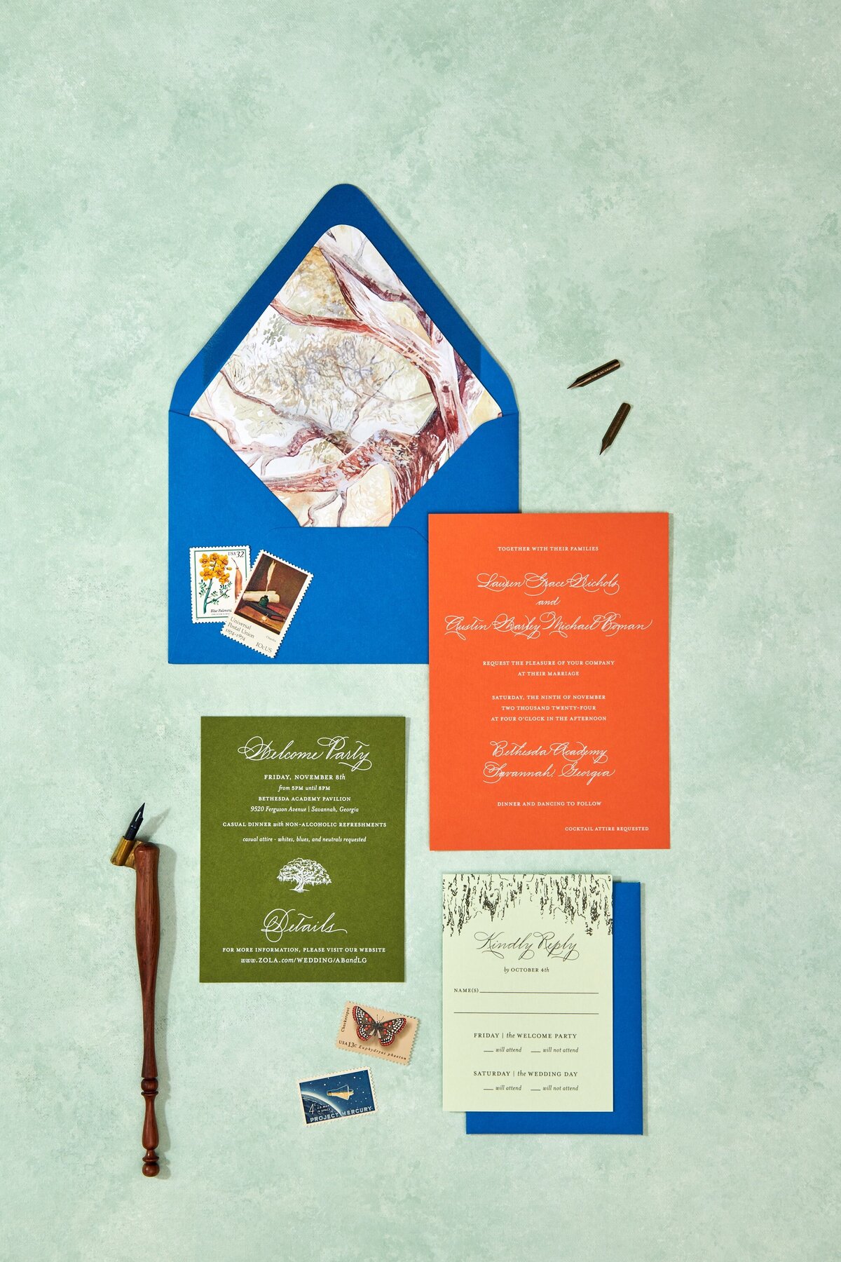 LowcountryPaperCo_Lauren&Austin_WeddingInvitationSuite_3Piece