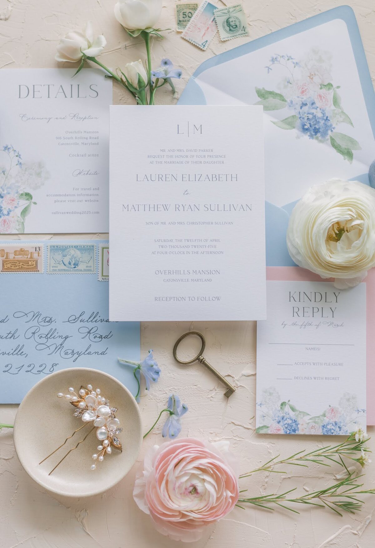 romantic-floral-watercolor-invitation-suite
