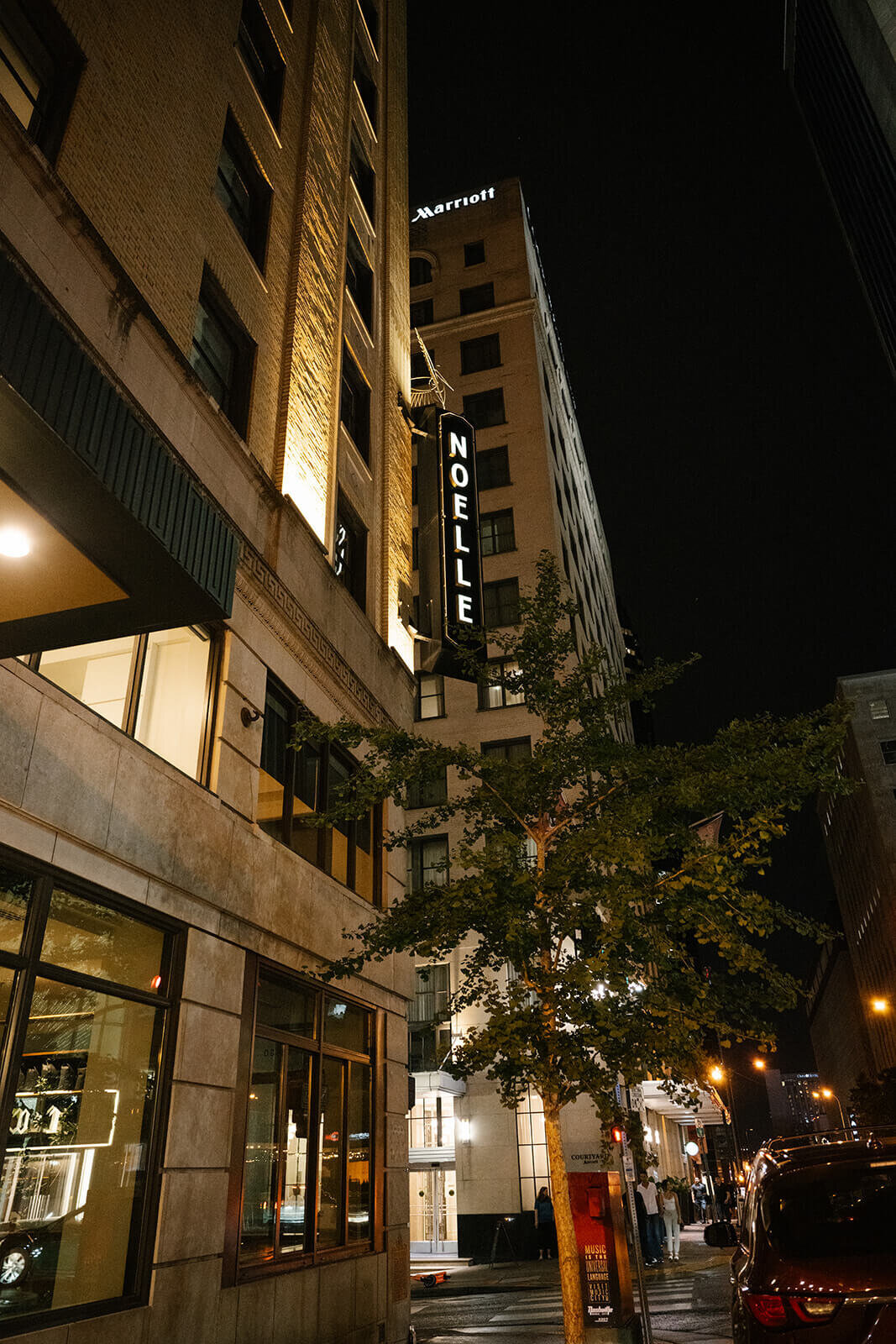 37.nashville-welcome-party-noelle-hotel-blue-and-lavender-modern-vintage-events