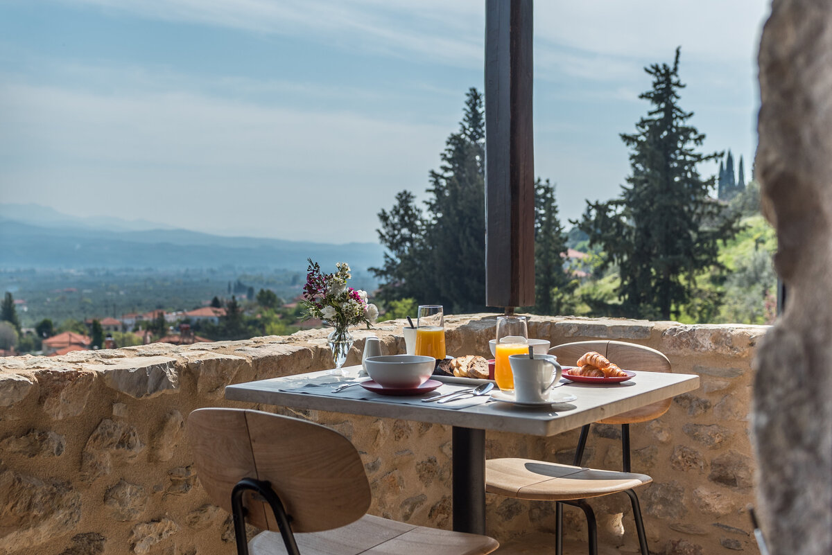 Waterstone - Euphoria Retreat - Mystras - Luxury Boutique Hotel - Executive Junior Suite Balcony1