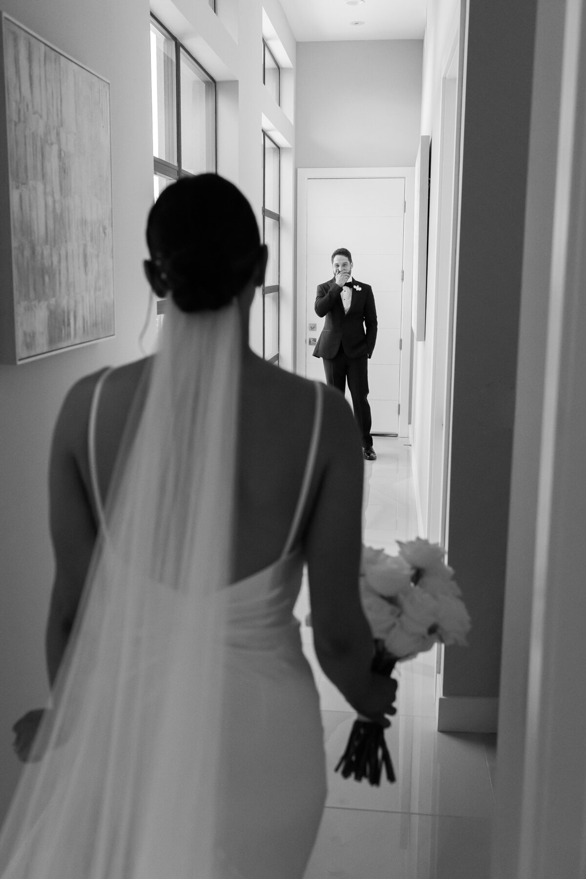 Luxe Black and White Wedding at Palms Casino Resort in Las Vegas - 13