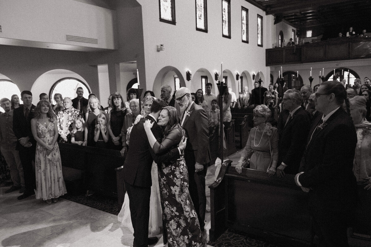 Candid ceremony moment photographed by st petersburg fl wedding photographer

