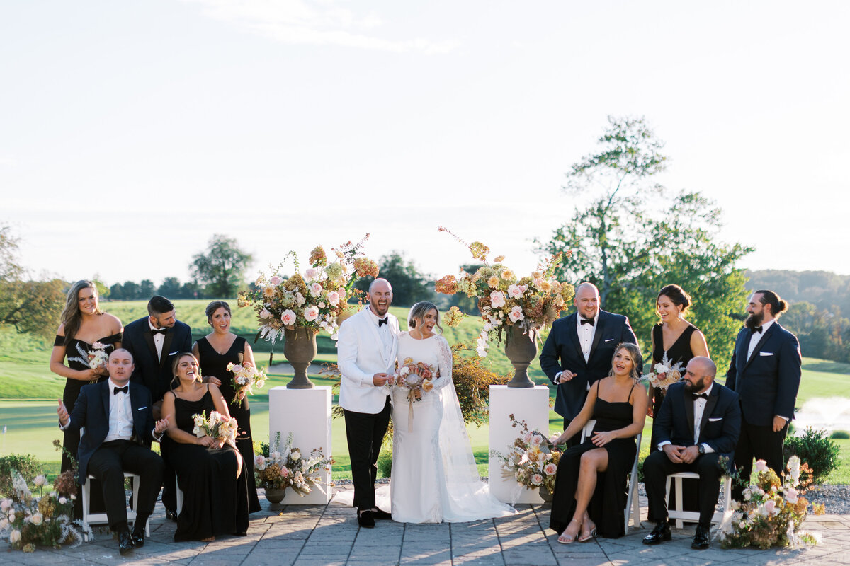 56_Kate Campbell Floral Maryland Golf Country Club Fall Wedding by Madeline Collins photo