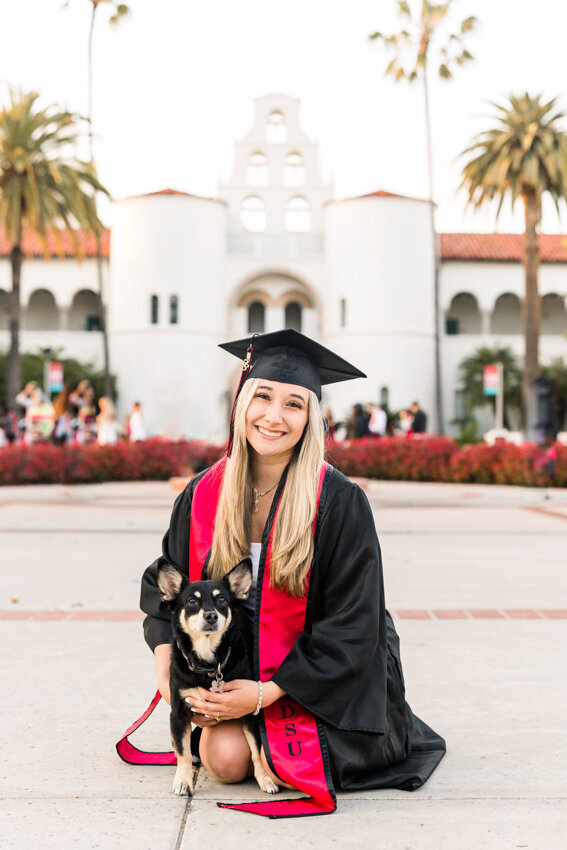 senior-girl-with-dog-san-diego-state