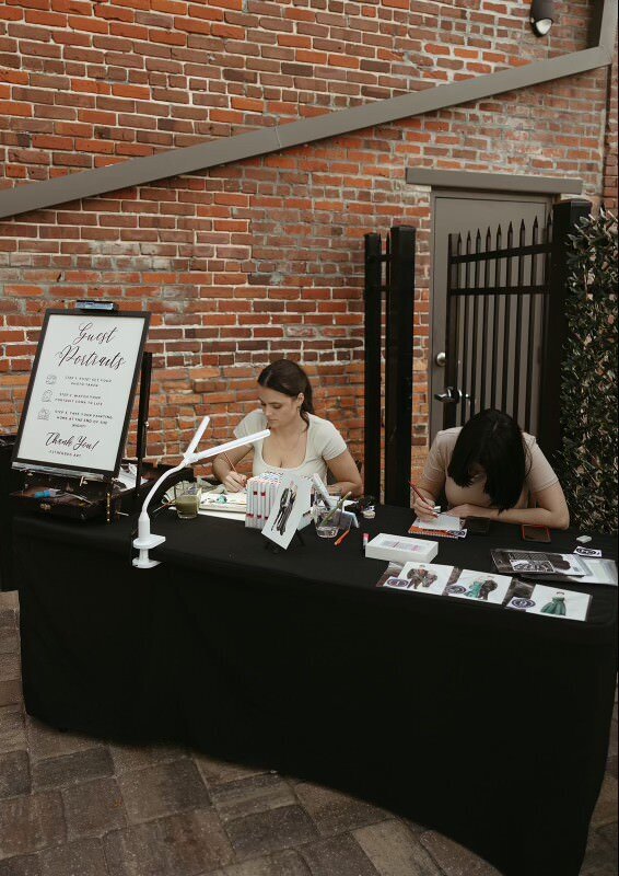 Live Guest Portraits- Setup 