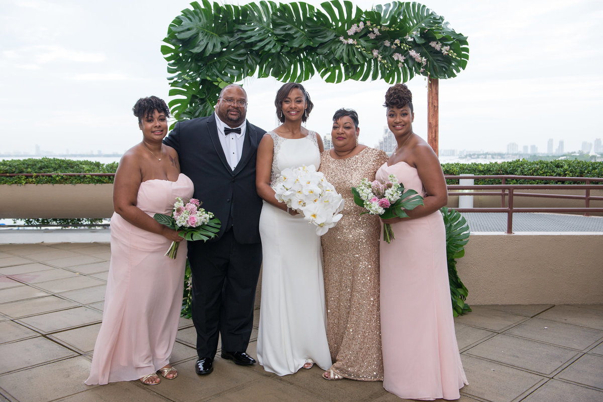 NFL Miami Dolphins Brandon Radcliff ShaKyra Radcliff Briza on the Bay Wedding Andrea Arostegui Photography-172