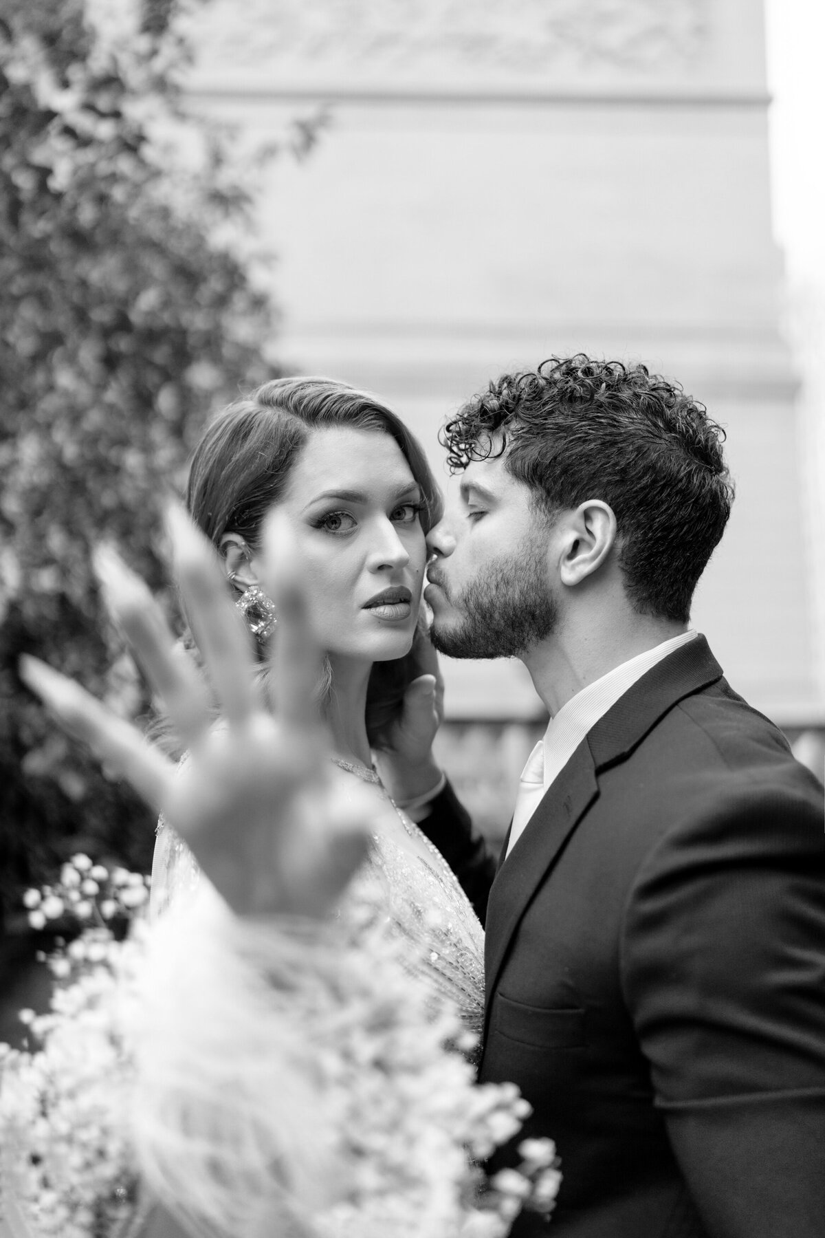 Berlez-Aspen-Avenue-Chicago-Wedding-Photographer-Glam-Atelier-Clair-De-Lune-Vintage-Bob-Mackie-Sheer-Beaded-Gown-Luxury-Engagement-Art-Institute-of-Chicago-South-Garden-6