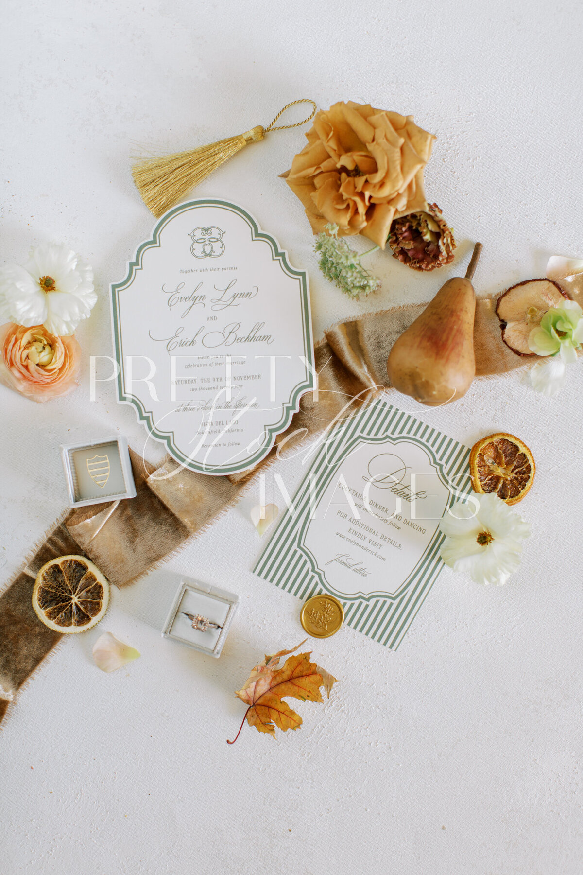 Pretty Stock Images - Fall Wedding Flat Lay-039