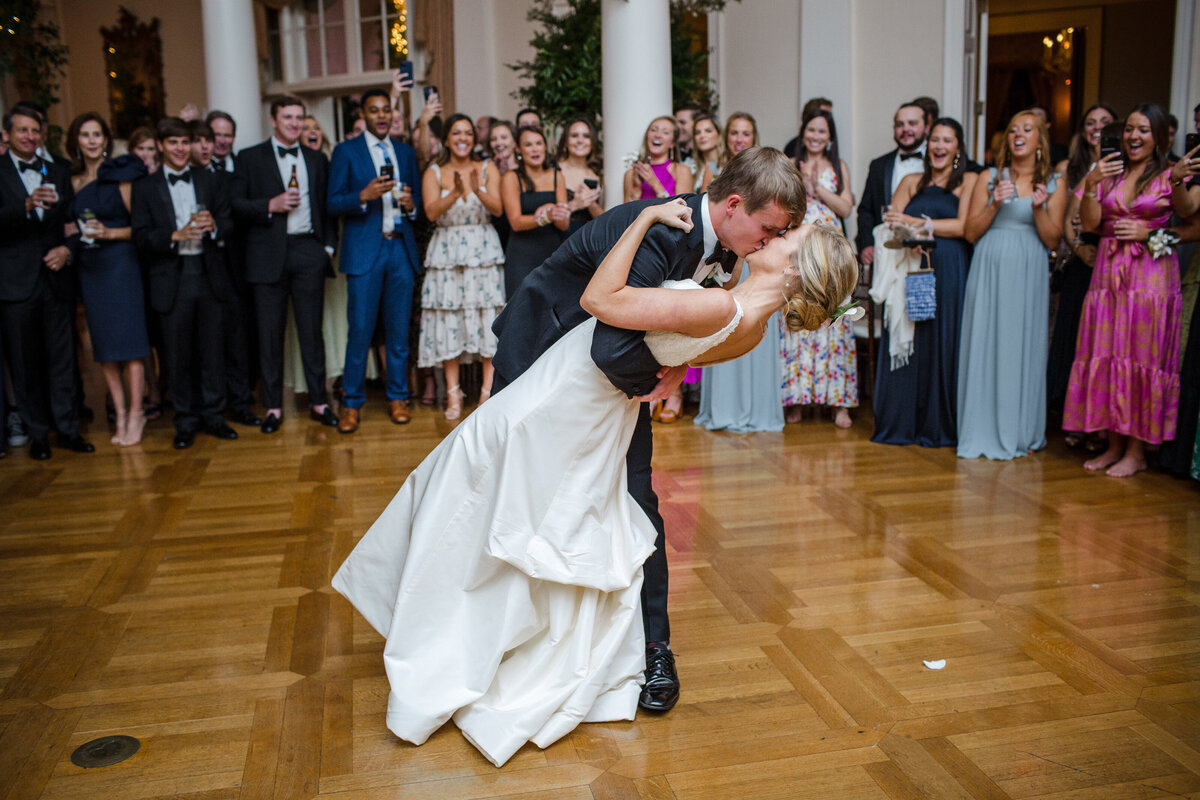 Bride and Groom's First Dance at Piedmont Driving Club Wedding