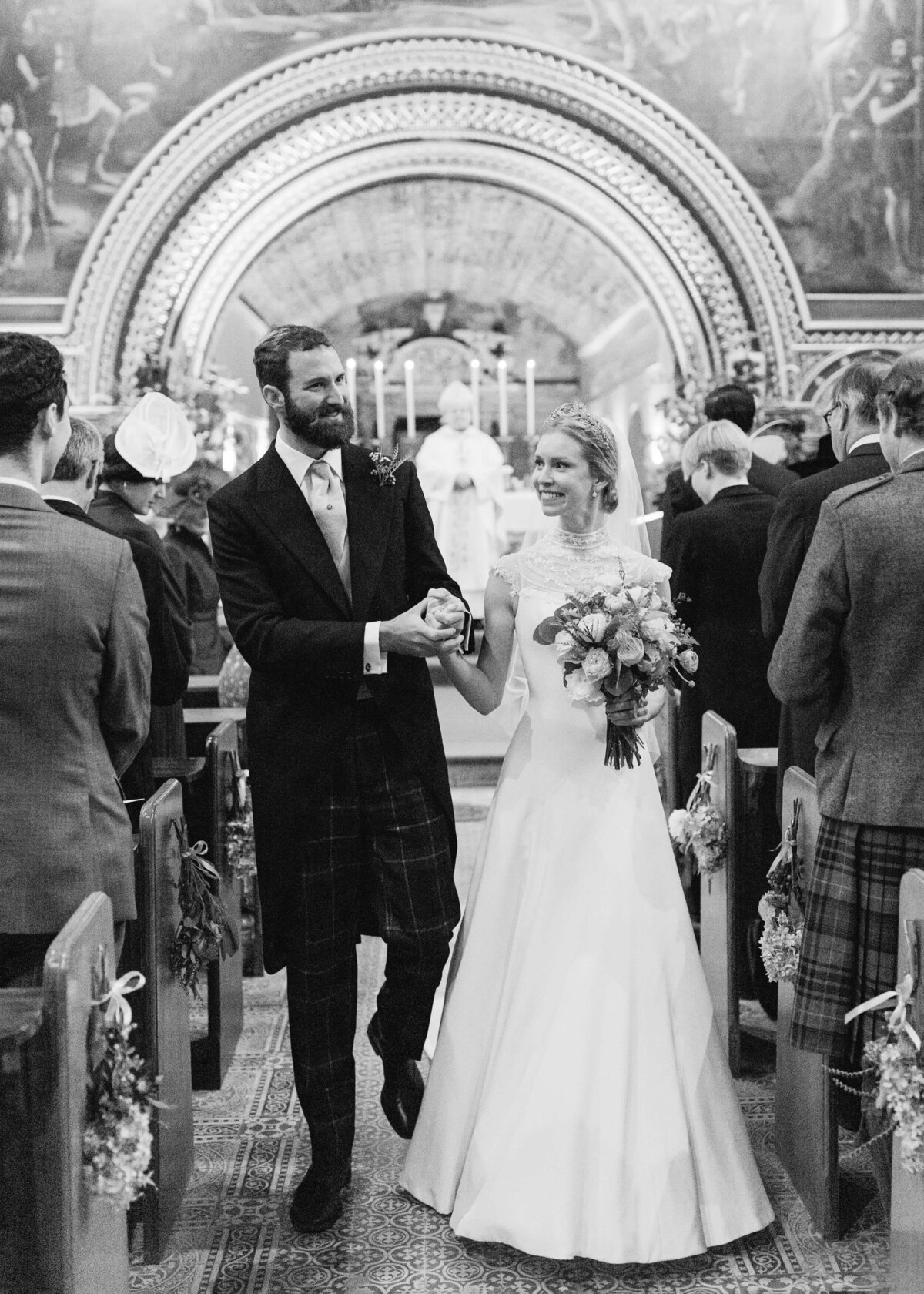 chloe-winstanley-weddings-scotland-recessional-murthly-chapel