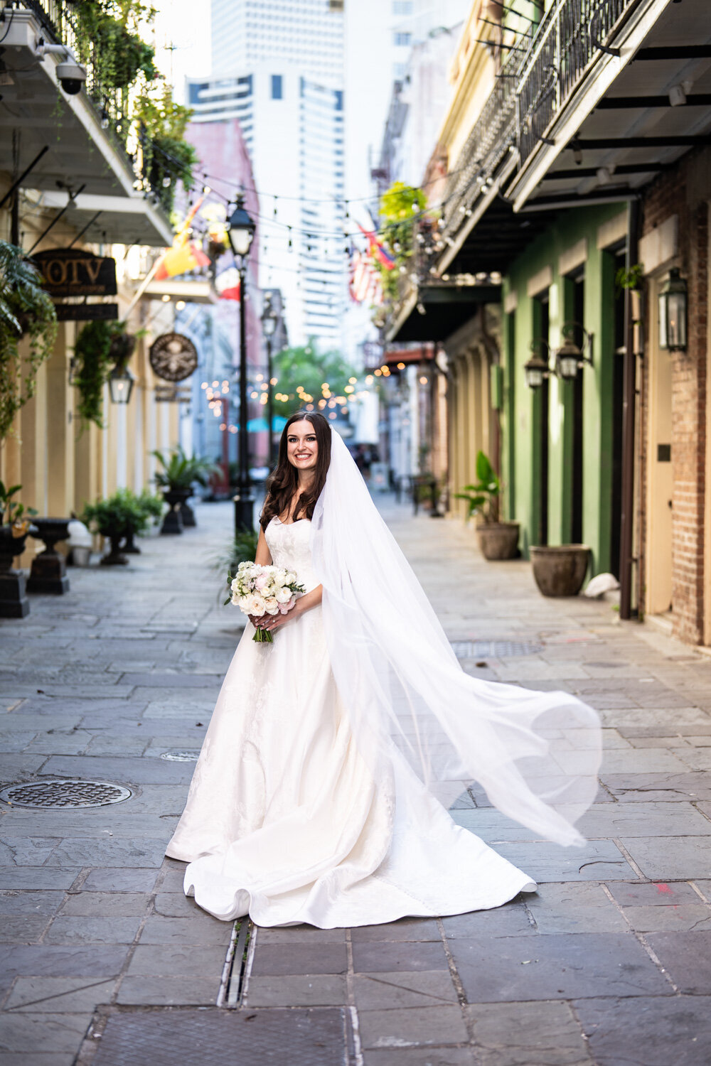 Bride in Exchange Place