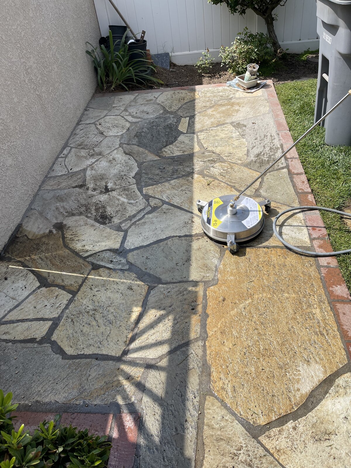 Concrete and brick cleaning -10