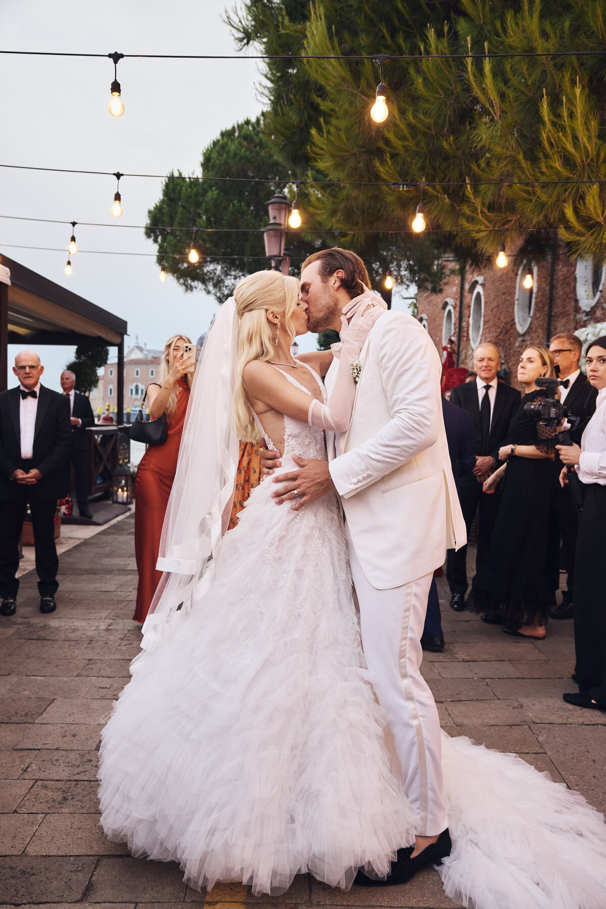 Ryan Pulock with wife Danielle