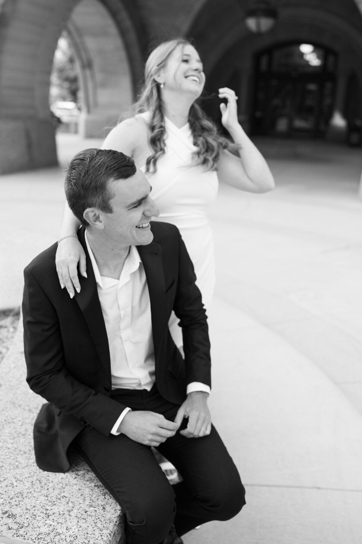 Downtown Milwaukee Elegant Engagement Session-16