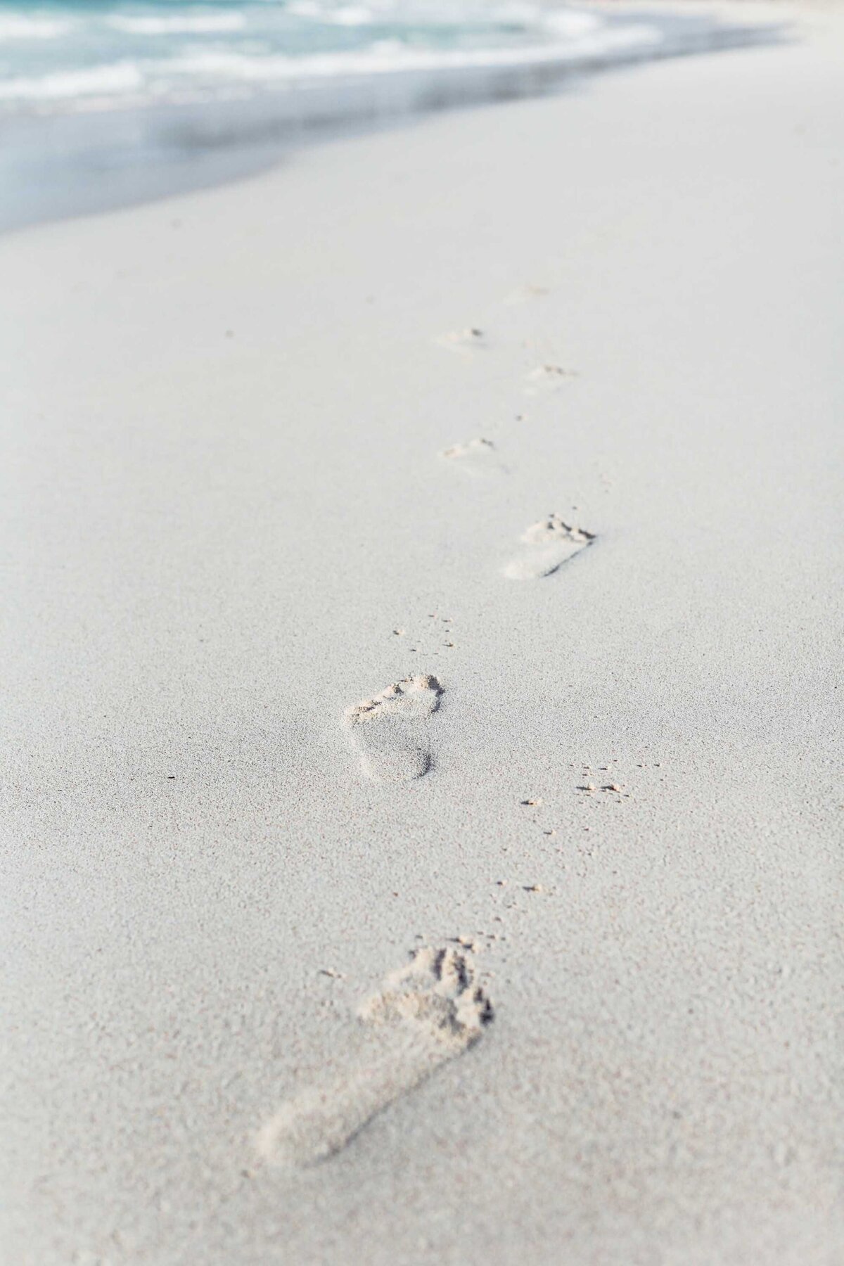 Footprints on the Beach