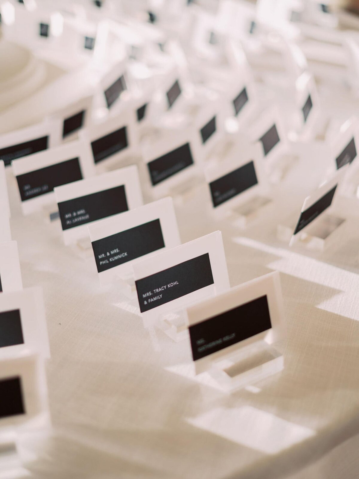 black-white-wedding-escort-card-display