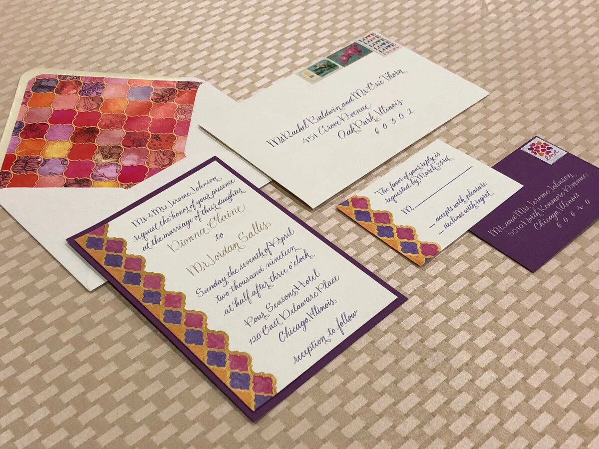 colorful-vintage-wedding-invitation-suite