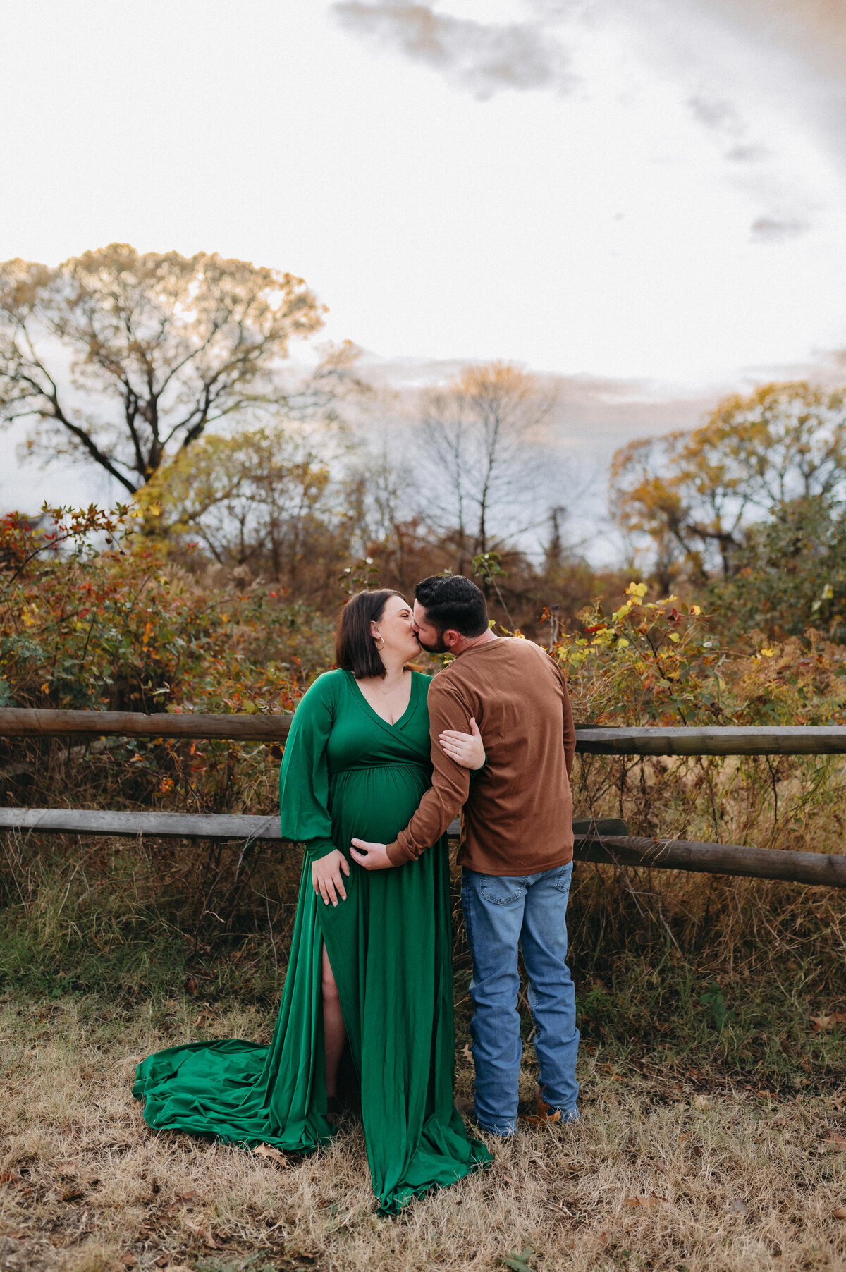 expecting couple holding each other in millersville maryland