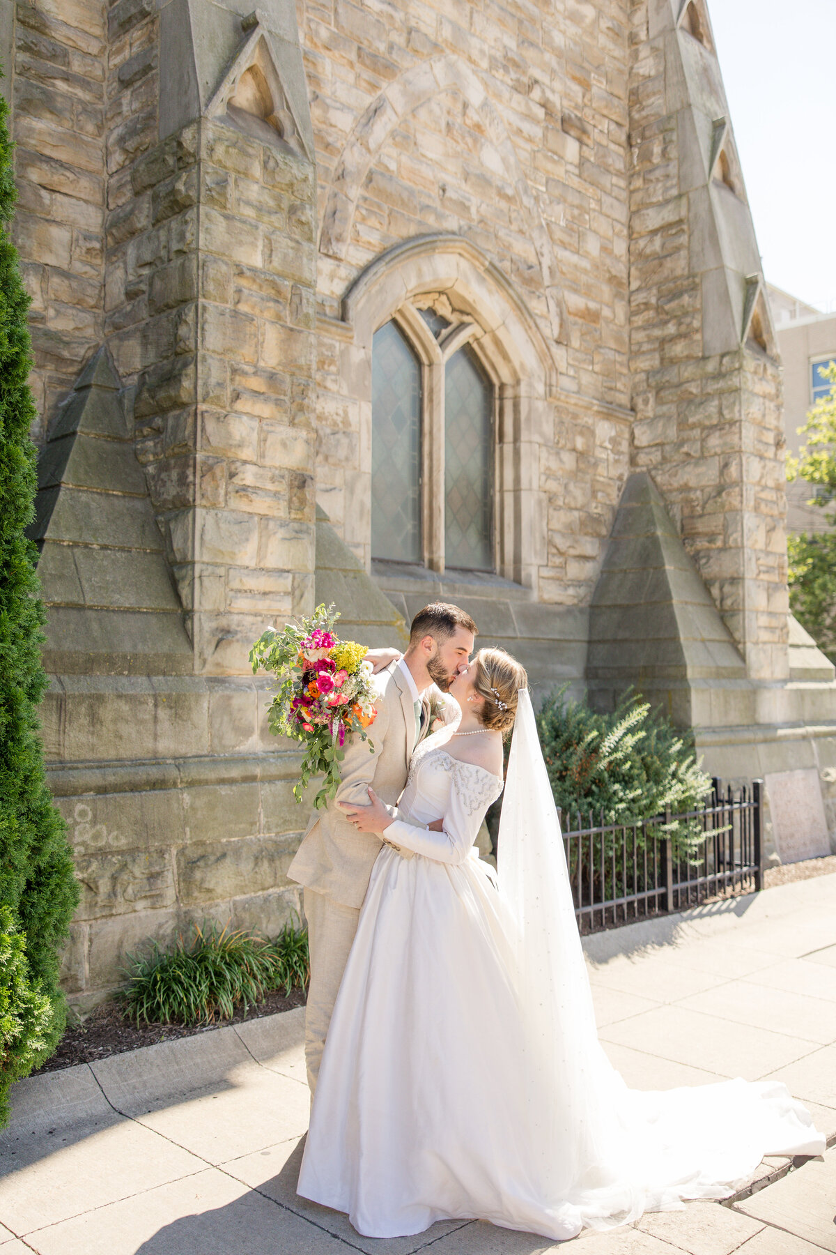 Cleveland Wedding Photographer downtown cathedral wedding