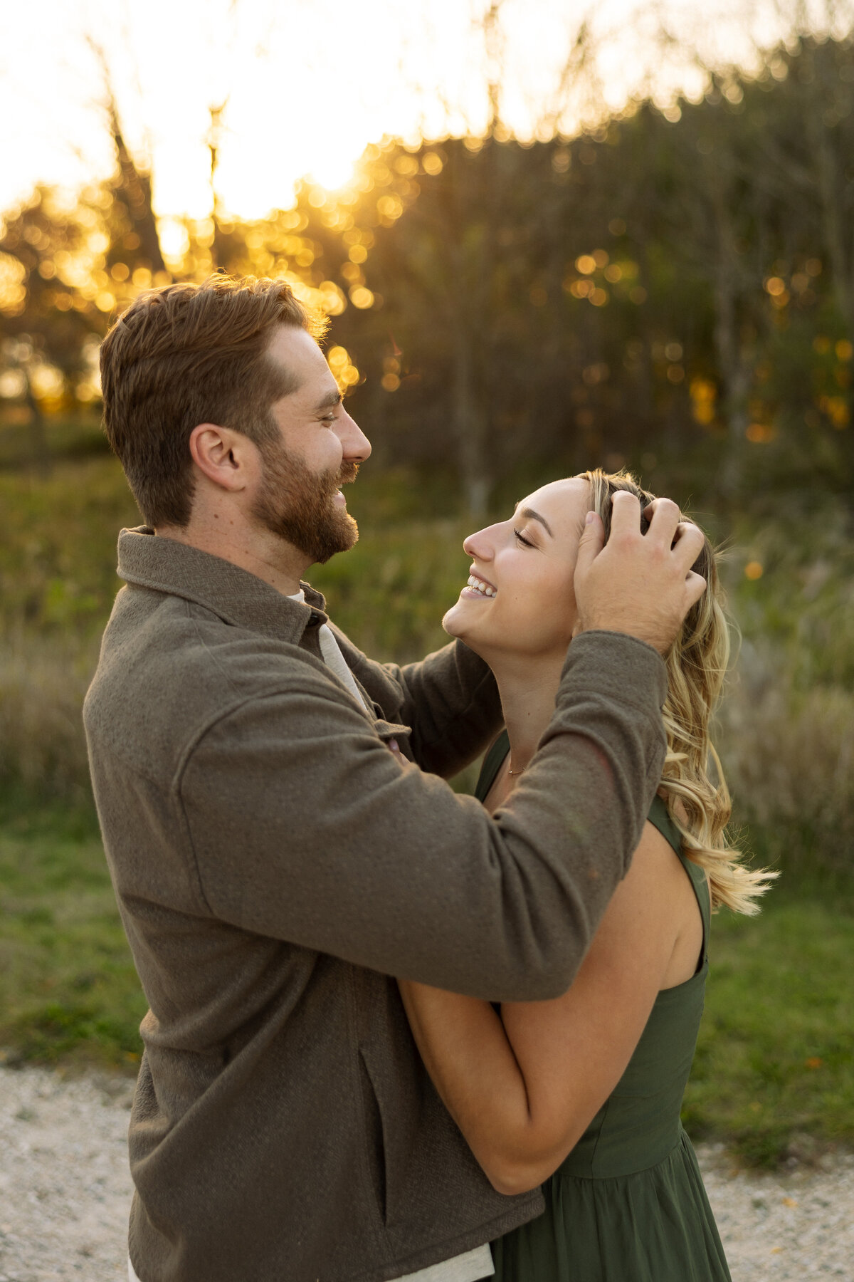 Wisconsin State Park Engagement Photographer Pike Lake South Kettle Moraine Unit Creative Couples Session-249