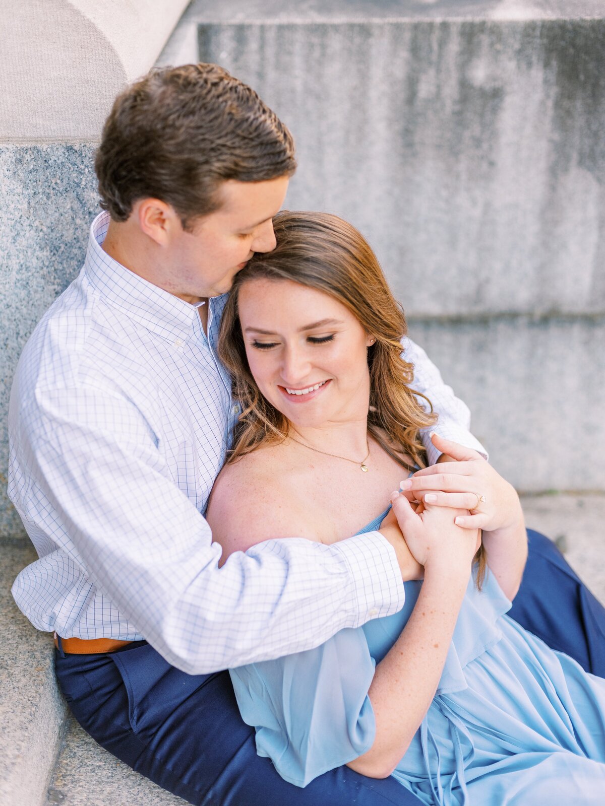 Downtown Raleigh NC Fall Engagement Session_0009