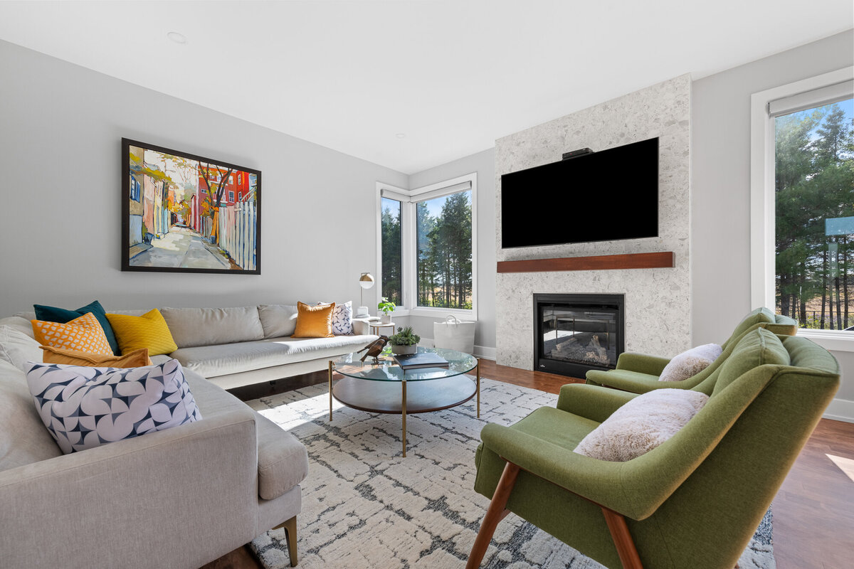 final image of our modern revival interior design project