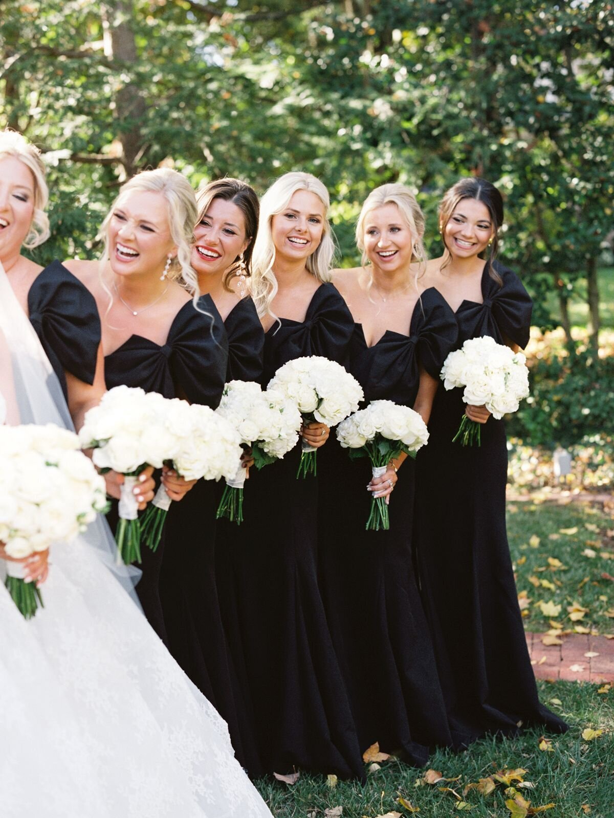 Black-Bridesmaids-Dresses-Lexington-KY-Wedding