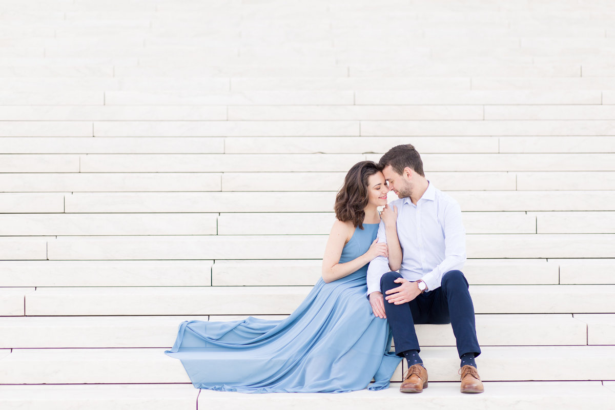 Capitol Building Engagement Session in DC with a visit to Supreme Court Building and Library of Congress | DC Wedding Photographer | Taylor Rose Photography-41