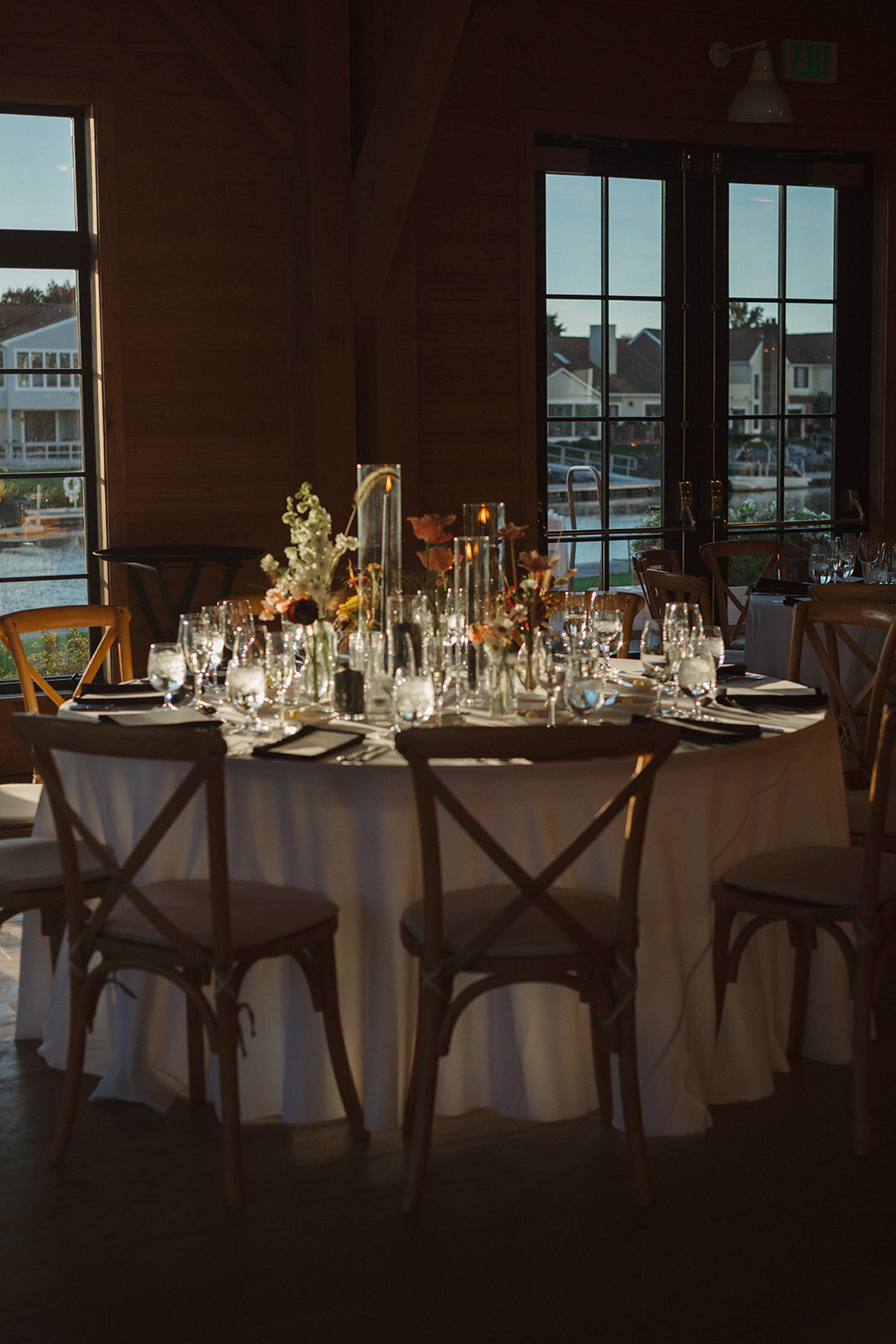 Table setting at The Lake House on Canandaigua