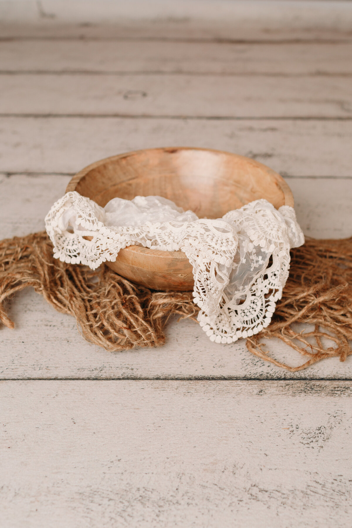 rustic newborn props