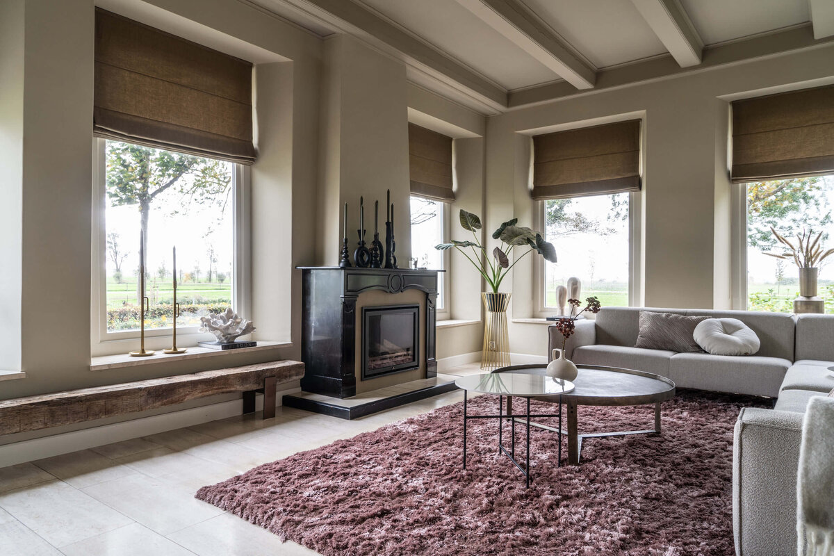 Ontwerp authentieke woonkamer door Marlinde Interieurontwerp
