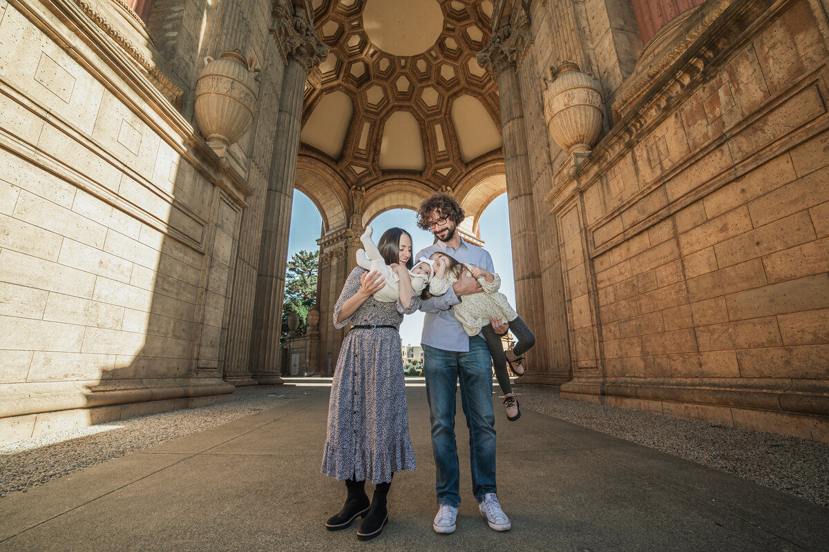 San Francisco Palace of Fine Arts Children and Family Portraits by 4Karma Studio