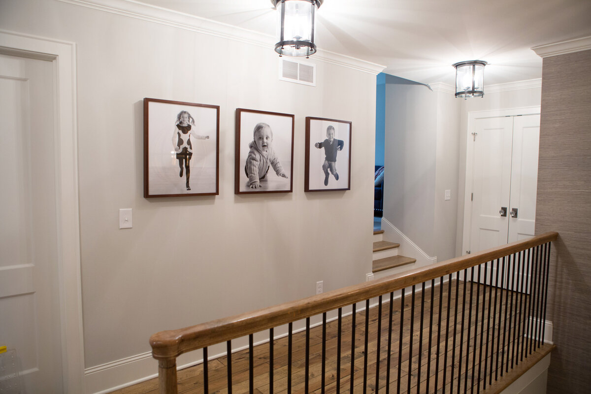 upstairs_hallway_photography_display