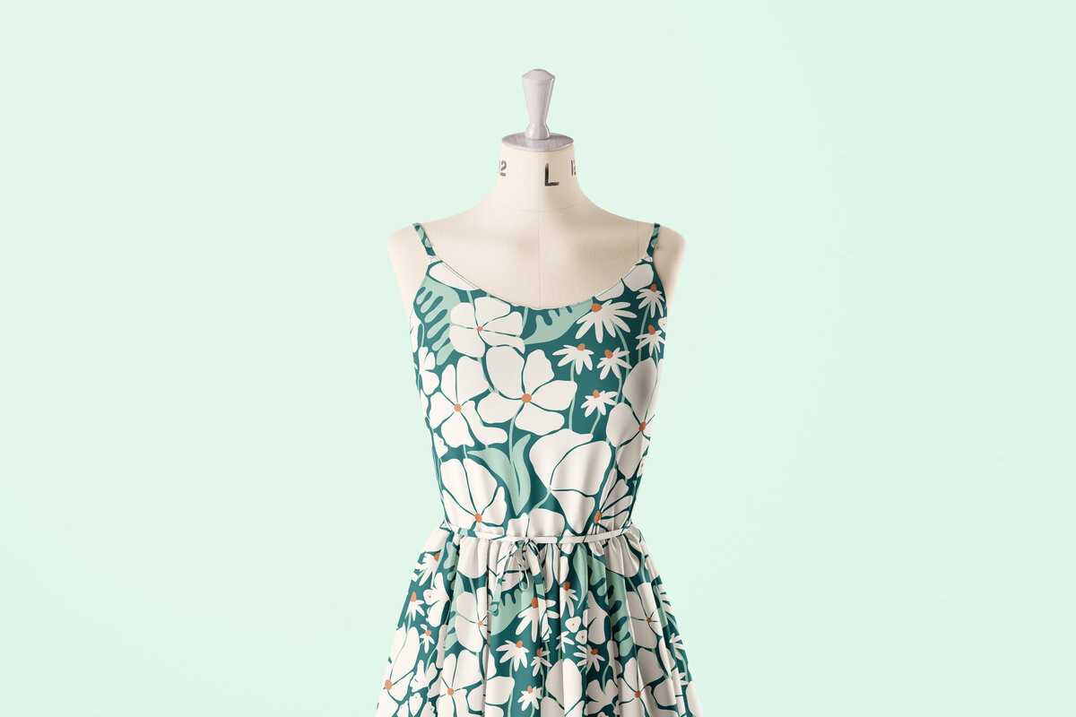 dress-mockup-teal-floral