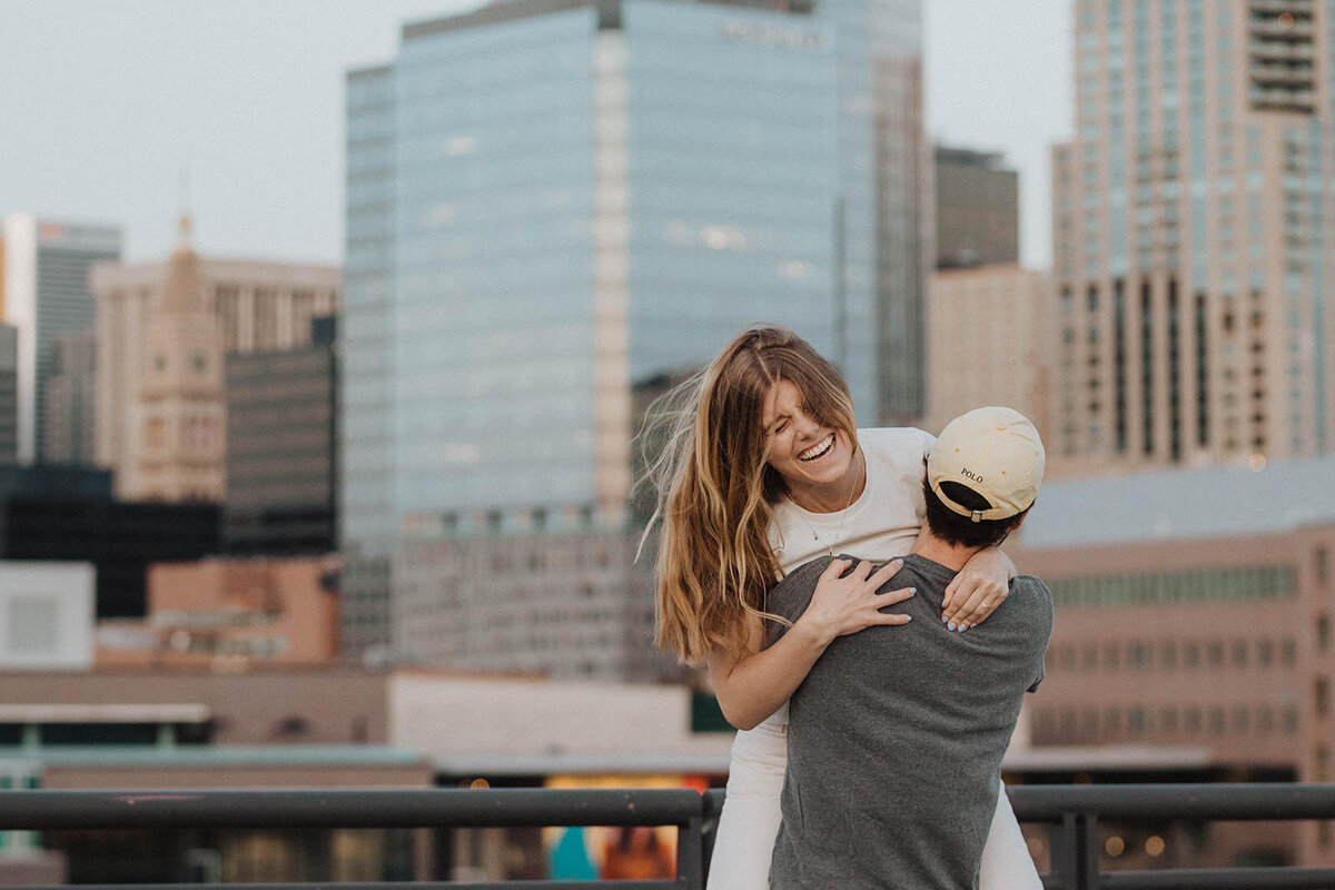 couples engagement session in denver colorado
