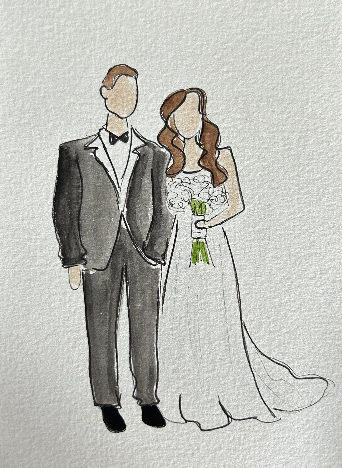 WeddingCoupleIllustration
