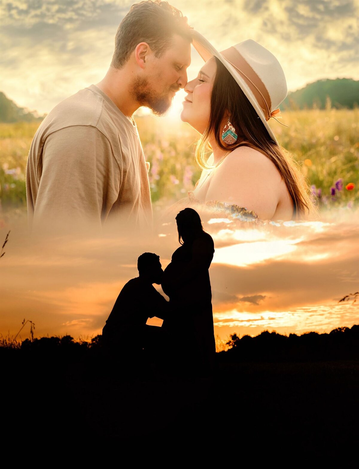 Golden Clover Photography - Flower Field Maternity Shoot-80.1_websize