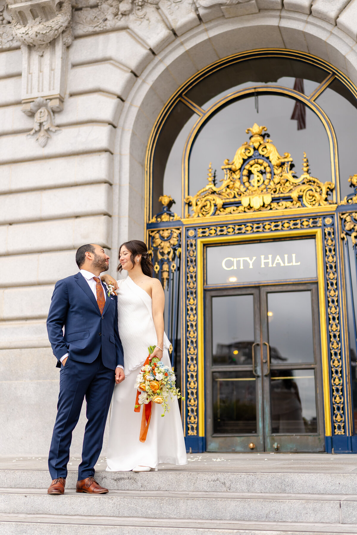 couples at the city hall